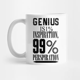 Genius is one inspiration Mug